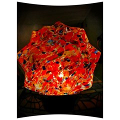 Glowing Stained Glass Lamp Back Support Cushion by okhismakingart