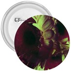 Green Glowing Flower 3  Buttons Front