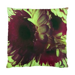 Green Glowing Flower Standard Cushion Case (one Side) by okhismakingart