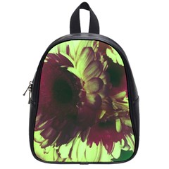 Green Glowing Flower School Bag (small) by okhismakingart