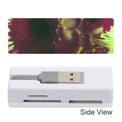 Green Glowing Flower Memory Card Reader (stick) by okhismakingart