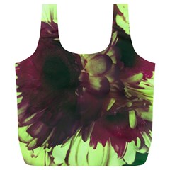 Green Glowing Flower Full Print Recycle Bag (xl) by okhismakingart