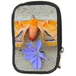 Moth and Chicory Compact Camera Leather Case Front