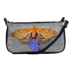 Moth And Chicory Shoulder Clutch Bag by okhismakingart