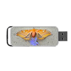 Moth And Chicory Portable Usb Flash (two Sides) by okhismakingart