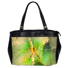 Orb Spider Oversize Office Handbag (2 Sides) by okhismakingart