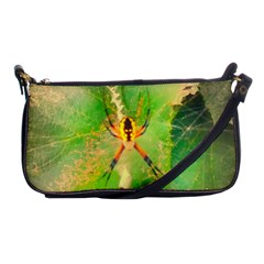 Orb Spider Shoulder Clutch Bag by okhismakingart