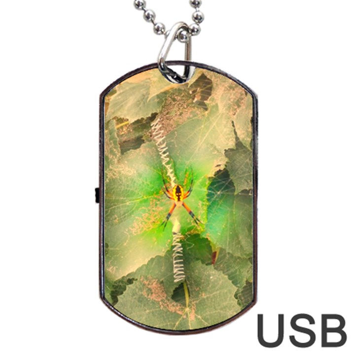 Orb Spider Dog Tag USB Flash (Two Sides)