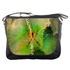 Orb Spider Messenger Bag by okhismakingart