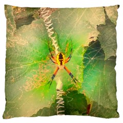 Orb Spider Standard Flano Cushion Case (two Sides) by okhismakingart