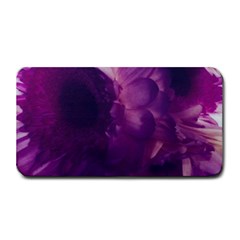 Blue Glowing Flowers Medium Bar Mats by okhismakingart