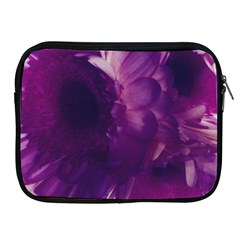 Blue Glowing Flowers Apple Ipad 2/3/4 Zipper Cases by okhismakingart