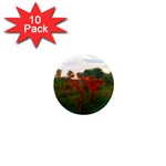 Red Weeds 1  Mini Magnet (10 pack)  Front