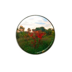 Red Weeds Hat Clip Ball Marker (10 Pack) by okhismakingart