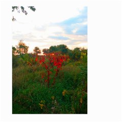 Red Weeds Large Garden Flag (two Sides) by okhismakingart