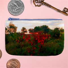 Red Weeds Large Coin Purse by okhismakingart