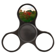 Red Weeds Finger Spinner by okhismakingart