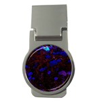 Red-Edged Blue Sedum Money Clip (Round) Front