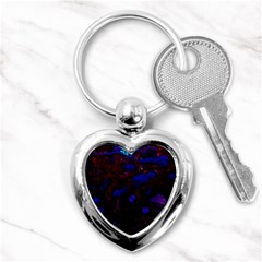 Red-edged Blue Sedum Key Chain (heart) by okhismakingart