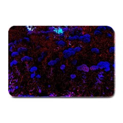 Red-edged Blue Sedum Plate Mat by okhismakingart