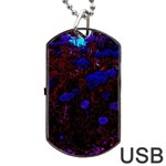 Red-Edged Blue Sedum Dog Tag USB Flash (One Side) Front