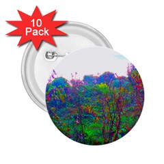 Neon Weeds 2 25  Buttons (10 Pack)  by okhismakingart