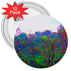 Neon Weeds 3  Buttons (10 Pack)  by okhismakingart