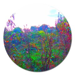 Neon Weeds Magnet 5  (round) by okhismakingart