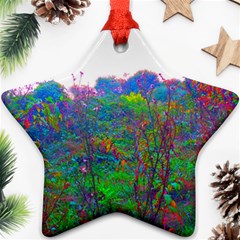 Neon Weeds Star Ornament (two Sides) by okhismakingart