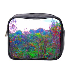 Neon Weeds Mini Toiletries Bag (two Sides) by okhismakingart