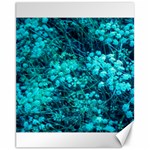 Blue-Green Compound Flowers Canvas 11  x 14  10.95 x13.48  Canvas - 1