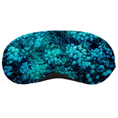 Blue-green Compound Flowers Sleeping Masks by okhismakingart