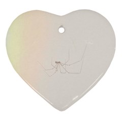 Hanging Spider Ornament (heart) by okhismakingart