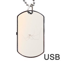 Hanging Spider Dog Tag Usb Flash (two Sides) by okhismakingart