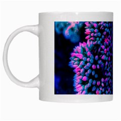 Pink-tipped Sedum White Mug by okhismakingart