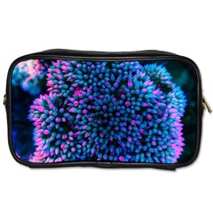 Pink-tipped Sedum Toiletries Bag (one Side) by okhismakingart