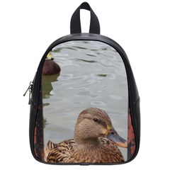 Framed Ducks School Bag (small) by okhismakingart