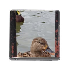 Framed Ducks Memory Card Reader (square 5 Slot) by okhismakingart