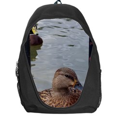 Framed Ducks Backpack Bag by okhismakingart