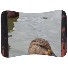 Framed Ducks Velour Seat Head Rest Cushion