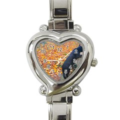 Luna Standing Heart Italian Charm Watch by okhismakingart