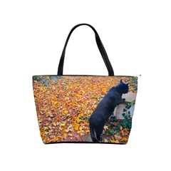 Luna Standing Classic Shoulder Handbag by okhismakingart