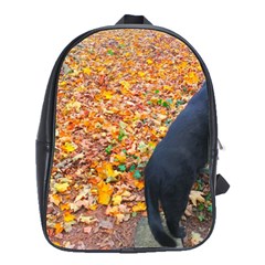 Luna Standing School Bag (large) by okhismakingart