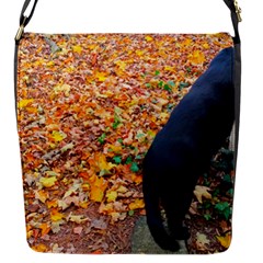 Luna Standing Flap Closure Messenger Bag (s) by okhismakingart