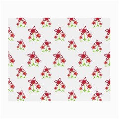 Cute Floral Drawing Motif Pattern Small Glasses Cloth (2-side) by dflcprintsclothing