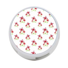 Cute Floral Drawing Motif Pattern 4-port Usb Hub (two Sides)