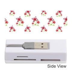 Cute Floral Drawing Motif Pattern Memory Card Reader (stick) by dflcprintsclothing