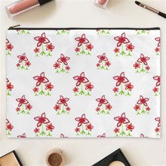 Cute Floral Drawing Motif Pattern Cosmetic Bag (xxxl) by dflcprintsclothing