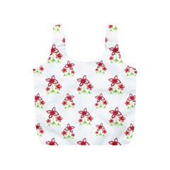 Cute Floral Drawing Motif Pattern Full Print Recycle Bag (s)