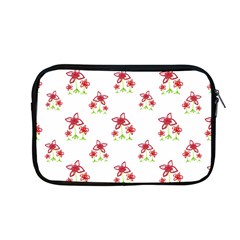 Cute Floral Drawing Motif Pattern Apple Macbook Pro 13  Zipper Case